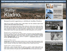 Tablet Screenshot of bezpecnost-uklid-kladno.cz
